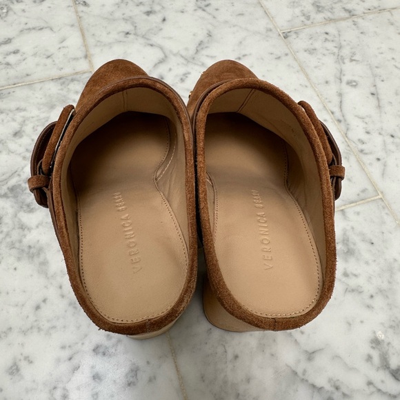 Veronica Beard Dacey Suede Clogs 6 M - Picture 6 of 6